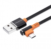 包尔星克 C2UFD010 MICRO USB弯头安卓数据传输线 黑色 1米/条